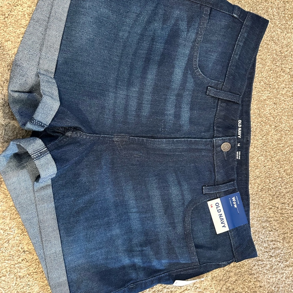 Old Navy Dark Blue Denim Shorts